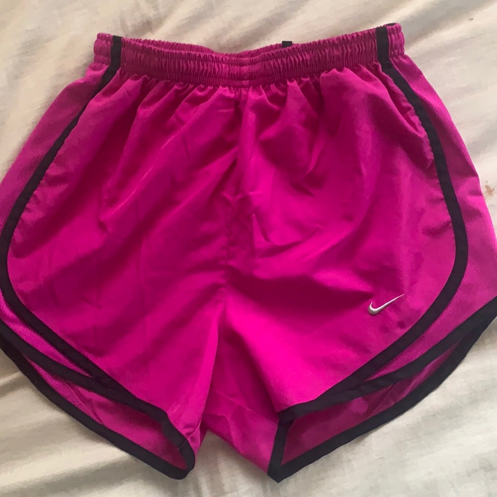 pink nike shorts